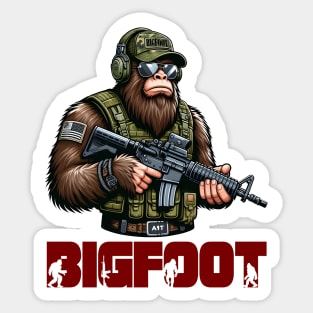 Tactical Bigfoot Sticker